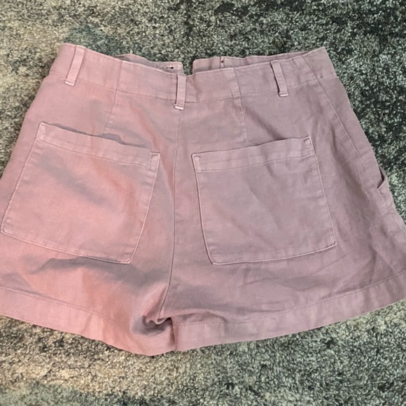 Pink Pleated Shorts - Picture 2 of 3